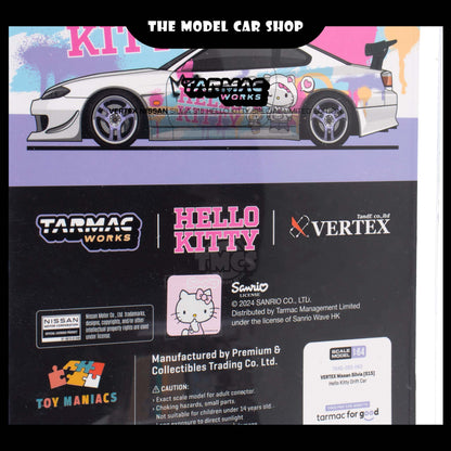 [Tarmac Works] Vertex Nissan Silvia S15 Hello Kitty Special Limited Edition