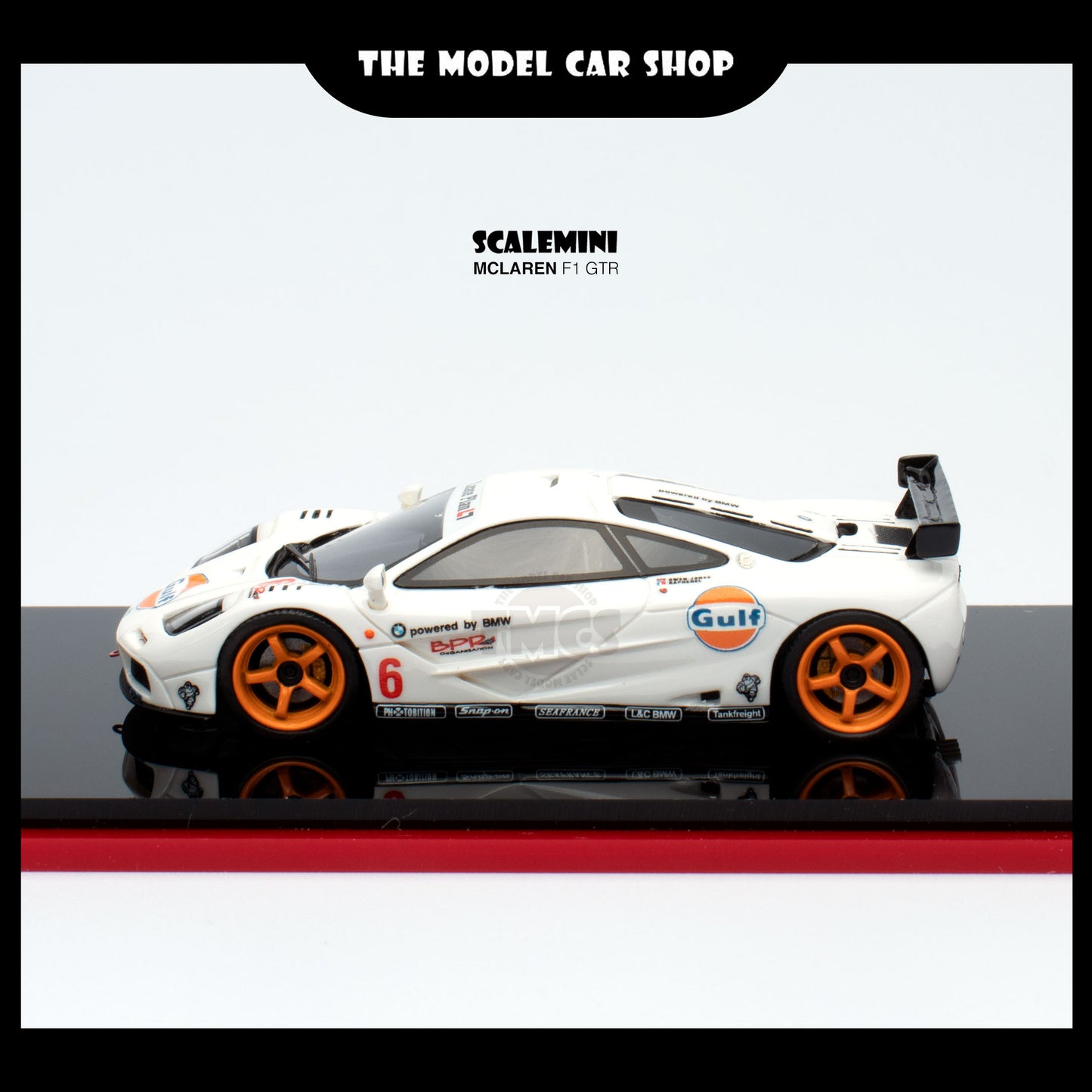 [Scale Mini] McLaren F1 GTR - White Gulf