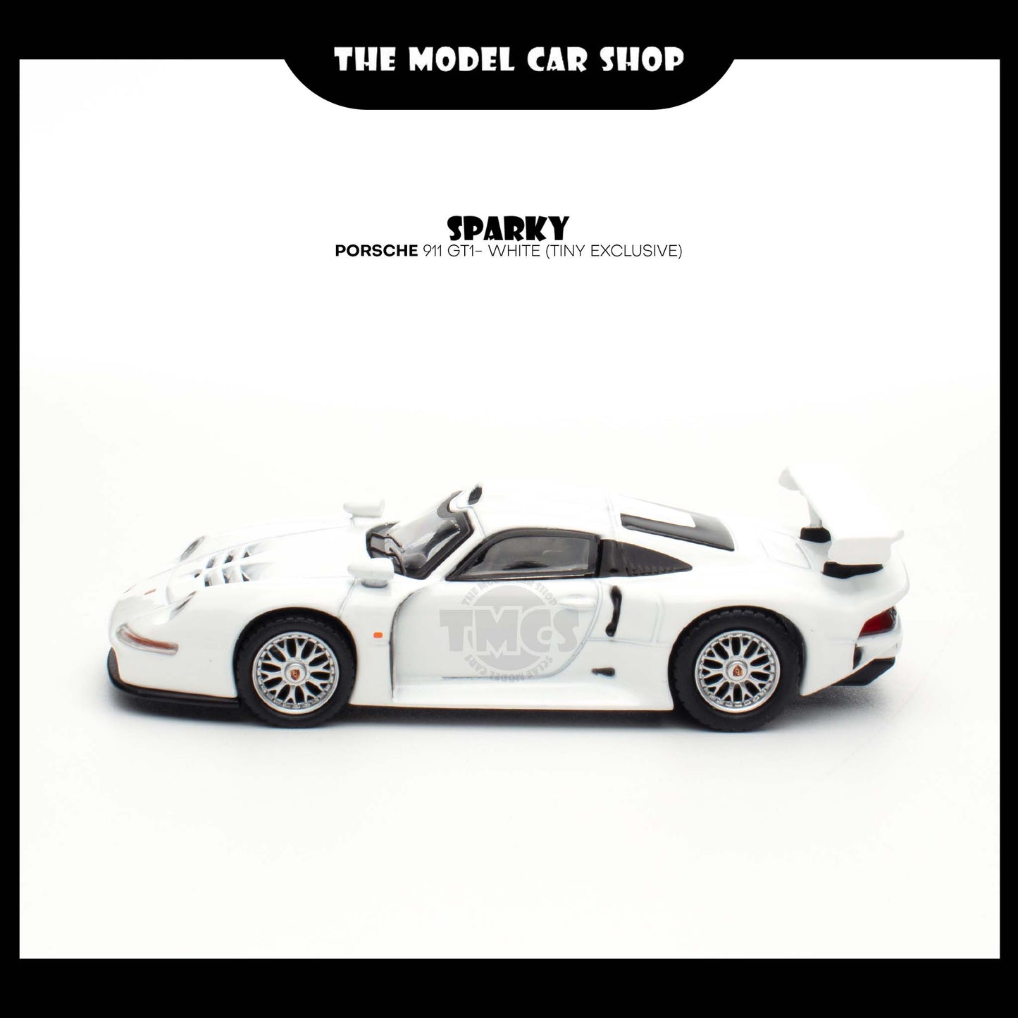 [Sparky] Porsche 911 GT1- White (Tiny Exclusive)