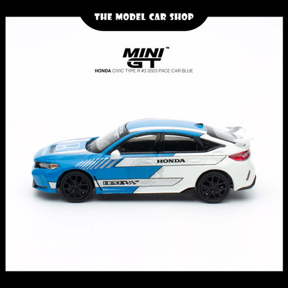 [MINI GT] Honda Civic Type R #3 2023 Pace Car - Blue