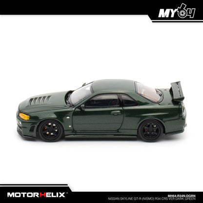 [Motorhelix] Nissan Skyline GT-R (Nismo) R34 CRS VER - Dark Green