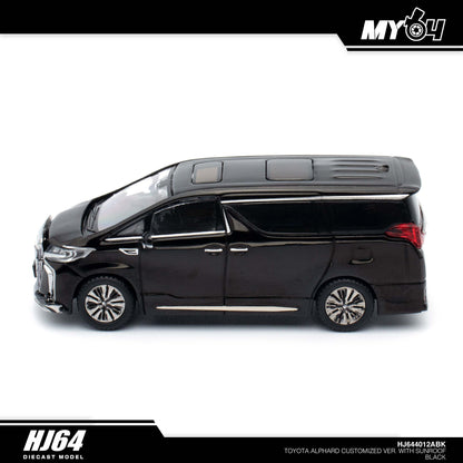 [Hobby Japan] Toyota Alphard Customized Version With Sun Roof - Black