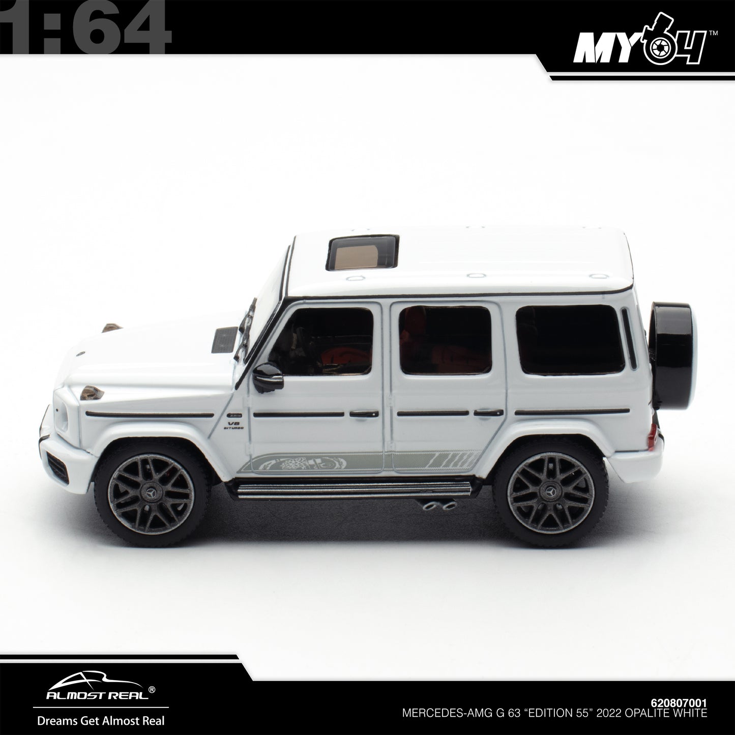 [ARBox] 1:64 Mercedes-AMG G 63 "Edition 55"-2022 - Opalite White