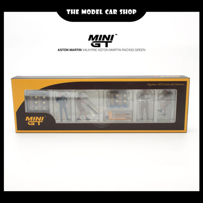 [MINI GT] Figure UPS Driver and Workers (UNSEAL ITEM)