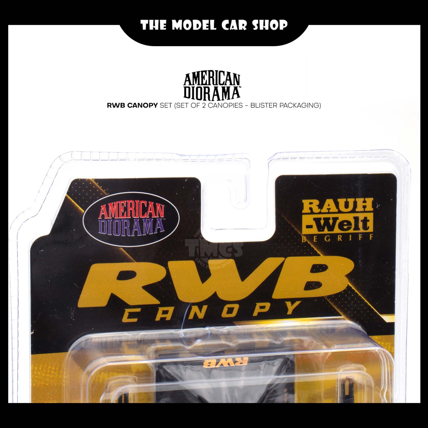 [American Diorama] RWB Canopy Set (Set of 2 Canopies - Blister Packaging)