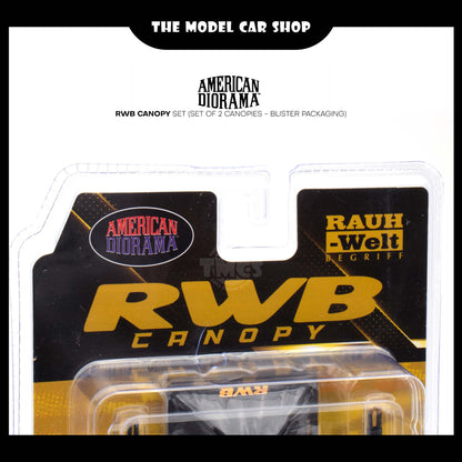 [American Diorama] RWB Canopy Set (Set of 2 Canopies - Blister Packaging)