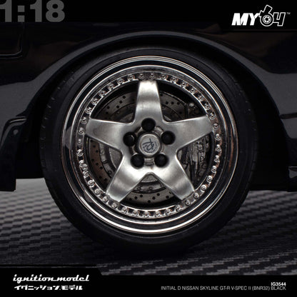 [Ignition Model] 1:18 Initial D Nissan Skyline GT-R V-SpecII (BNR32) - Black