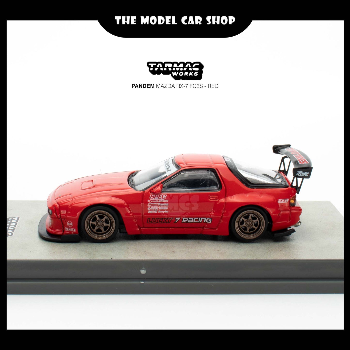 [Tarmac Works] Pandem Mazda RX-7 FC3S - Red