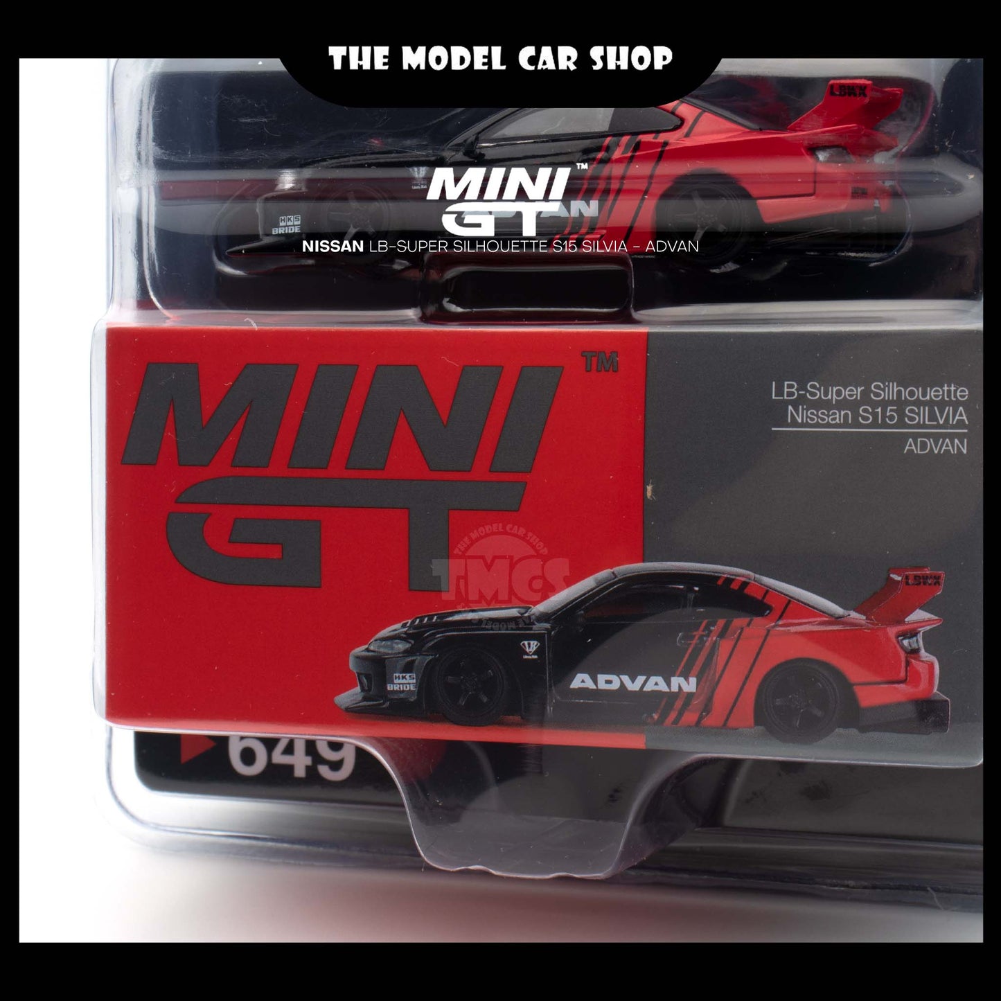 [MINI GT] Nissan LB-Super Silhouette S15 SILVIA  - Advan (Mijo Exclusive)