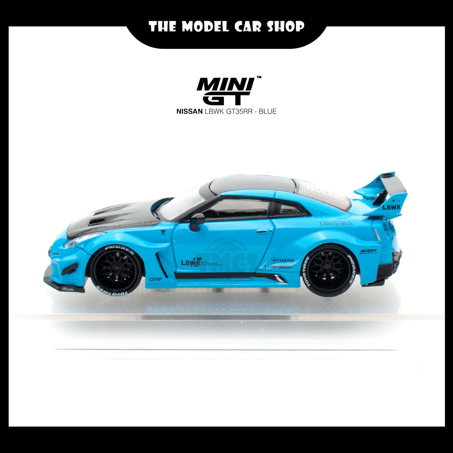 [CM Model] Nissan LBWK GT35RR - Blue