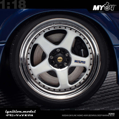 [Ignition Model] Nissan Skyline NISMO 400R (BCNR33) - Deep Marine Blue
