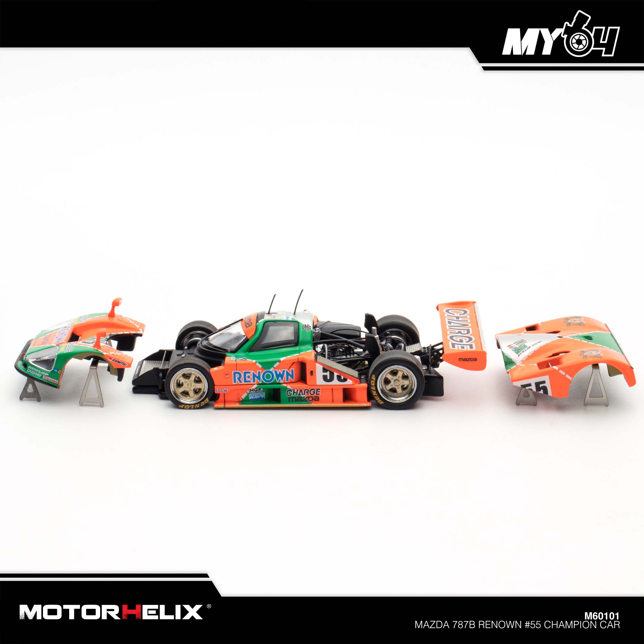 Motorhelix] Mazda 787B Renown #55 Champion Car | The Model Car Shop
