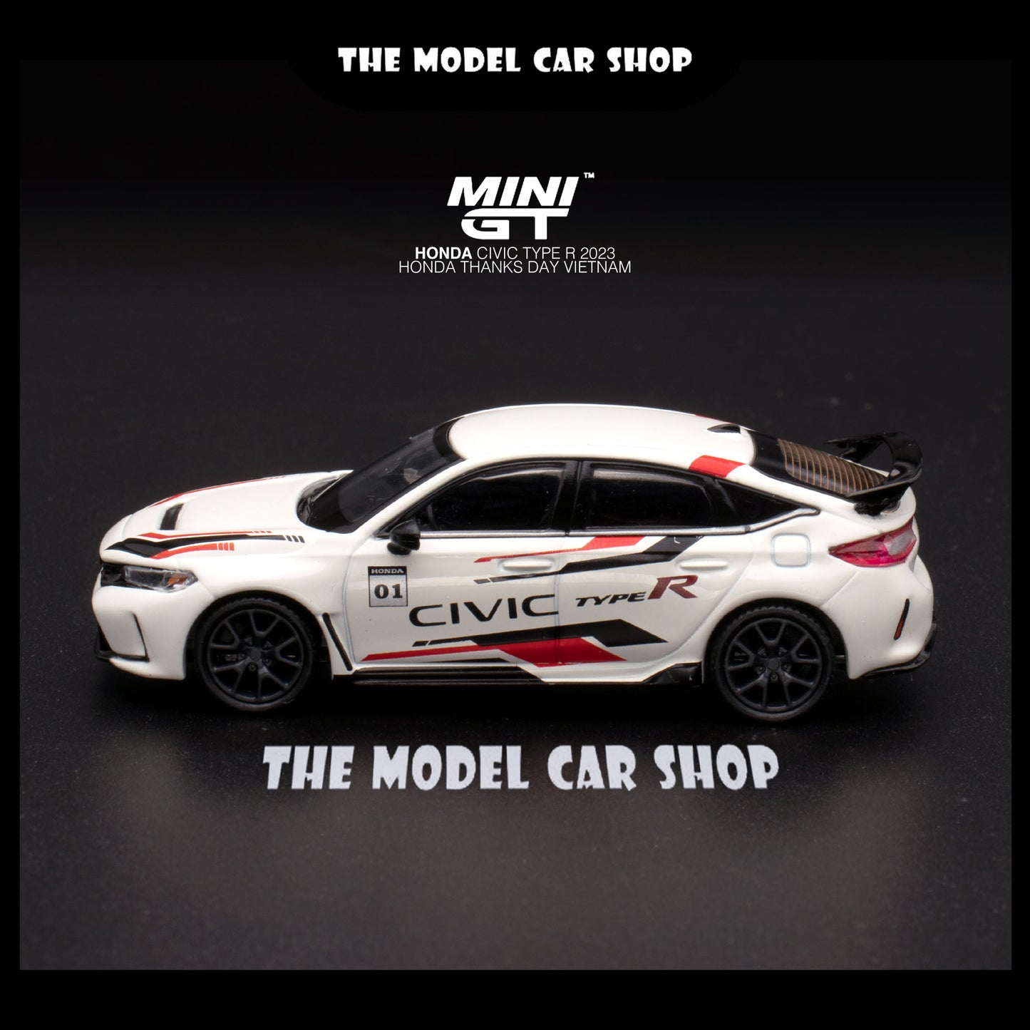 [Mini GT]  Honda Civic Type R 2023 Honda Thanks Day Vietnam