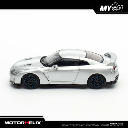 [Motorhelix] Nissan GT-R (R35) 50th Anniversary - Ultimate Metal Silver