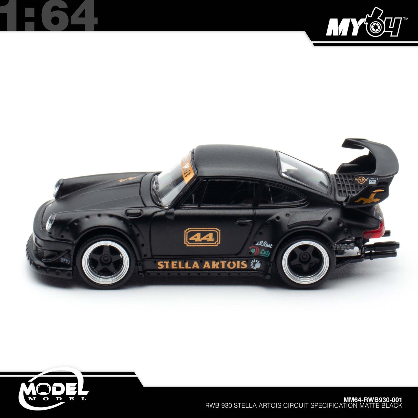 [Model Model] 1:64 RWB930 Stella Artois Circuit Specification  - Matte Black