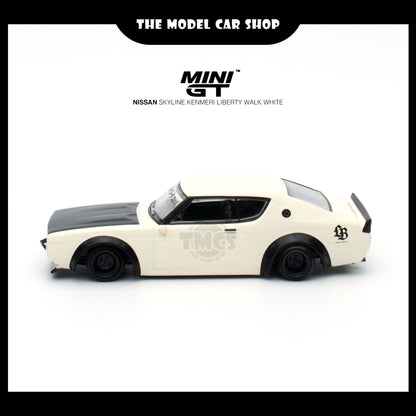 [MINI GT] Nissan Skyline Kenmeri Liberty Walk White