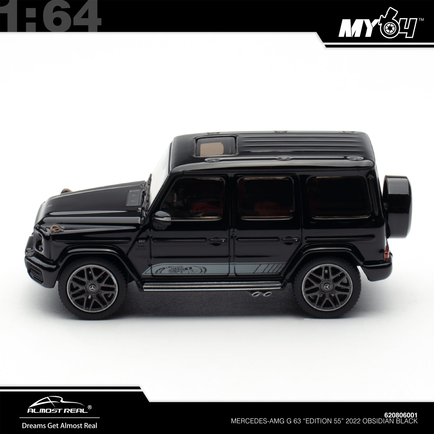 [ARBox] 1:64 Mercedes-AMG G 63 "Edition 55"-2022 - Obsidian Black
