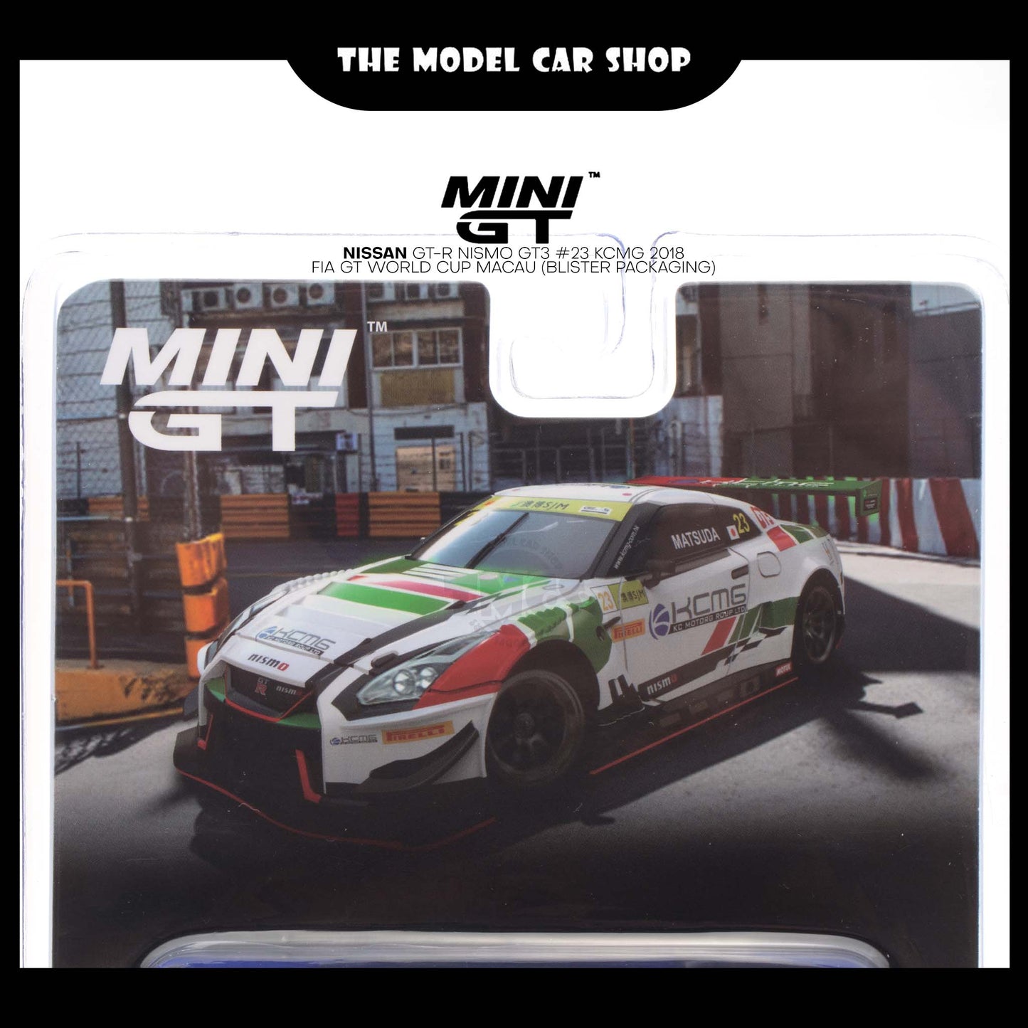 [MINI GT] Nissan GT-R NISMO GT3 #23 KCMG 2018 FIA GT World Cup Macau