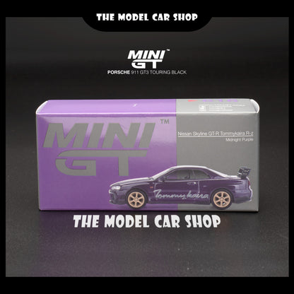 [MINI GT] Nissan Skyline GT-R (R34) Tommykaira R-z - Midnight Purple