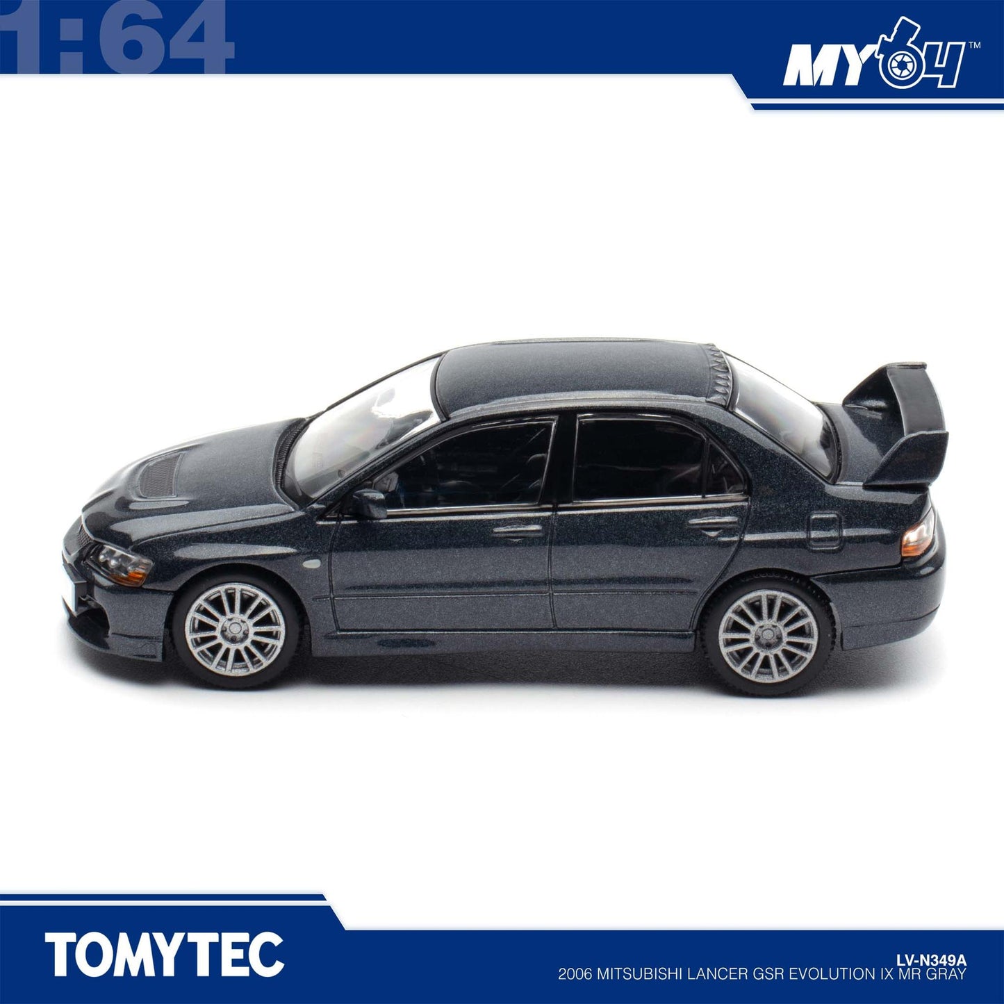 [TLVN] 1:64 2006 Mitsubishi Lancer GSR Evolution IX MR - Grey