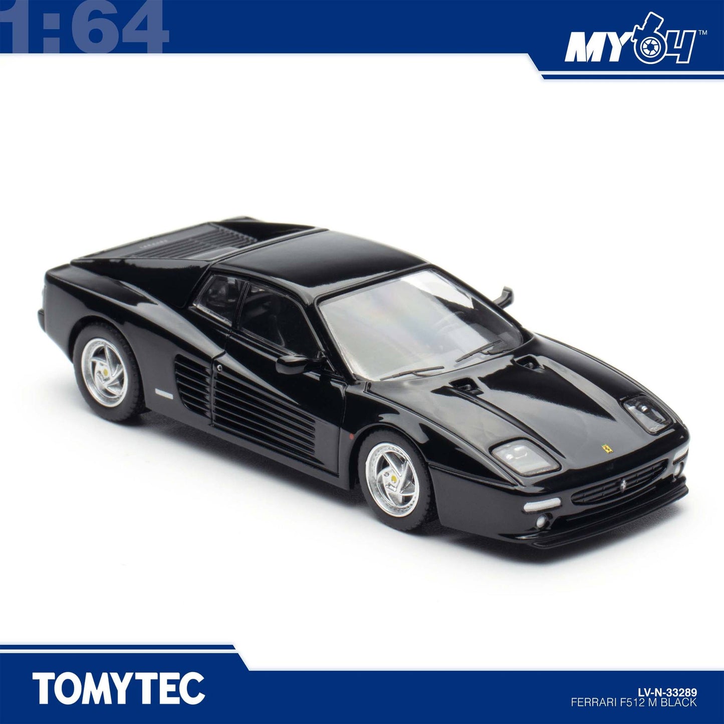 [TLVN] 1:64 Ferrari F512 M - Black