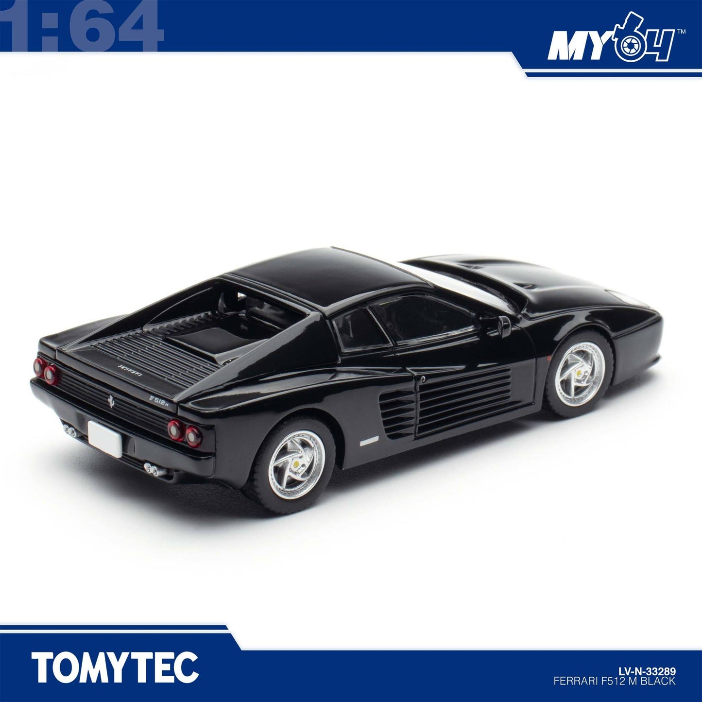 [TLVN] 1:64 Ferrari F512 M - Black