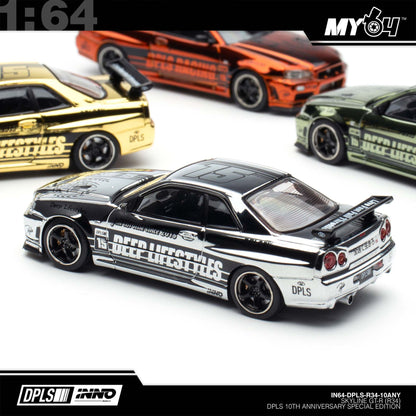 [INNO64] 1:64 INNO x DPLS 10TH ANNIVERSARY GT-R (R34) SET
