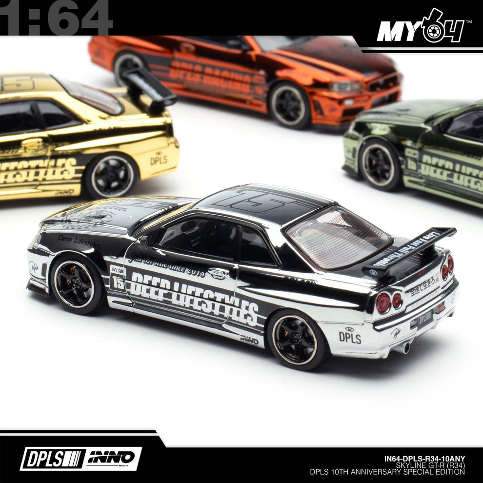 [INNO64] 1:64 INNO x DPLS 10TH ANNIVERSARY GT-R (R34) SET | The Model ...