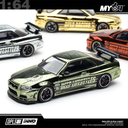 [INNO64] 1:64 INNO x DPLS 10TH ANNIVERSARY GT-R (R34) SET