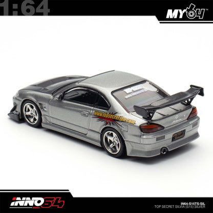 [INNO64] 1:64 Top Secret Silvia S15 - Silver