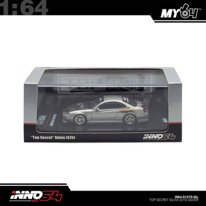 [INNO64] 1:64 Top Secret Silvia S15 - Silver