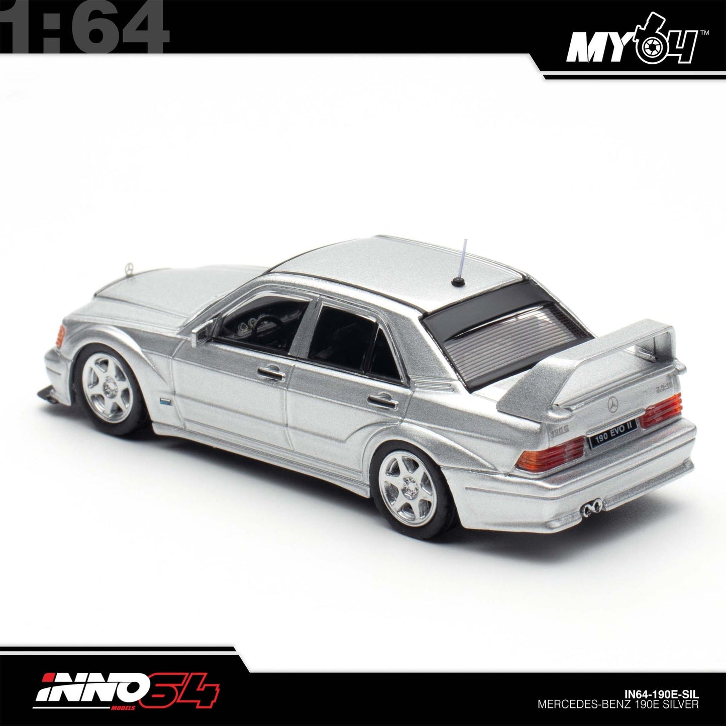 [INNO64] 1:64 Mercedes Benz 190E - Silver