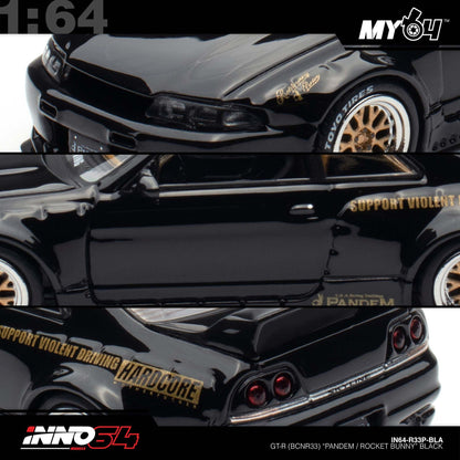 [INNO64] 1:64 Pandem GT-R (BCNR33) - Black