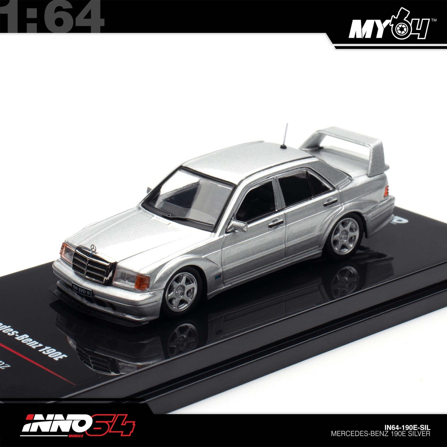 [INNO64] 1:64 Mercedes Benz 190E - Silver