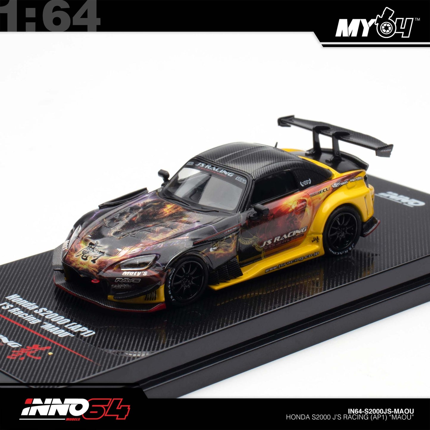[INNO64] 1:64 Honda S2000 J'S Racing (AP1) "MAOU"