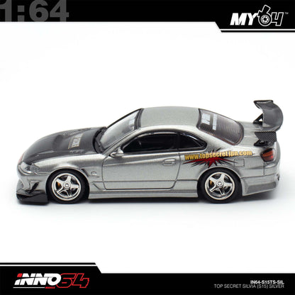 [INNO64] 1:64 Top Secret Silvia S15 - Silver
