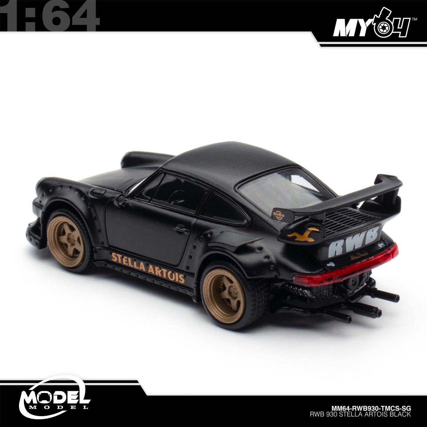 [Model Model] 1:64 RWB930 - Matte Black (TMCS SG 2025)