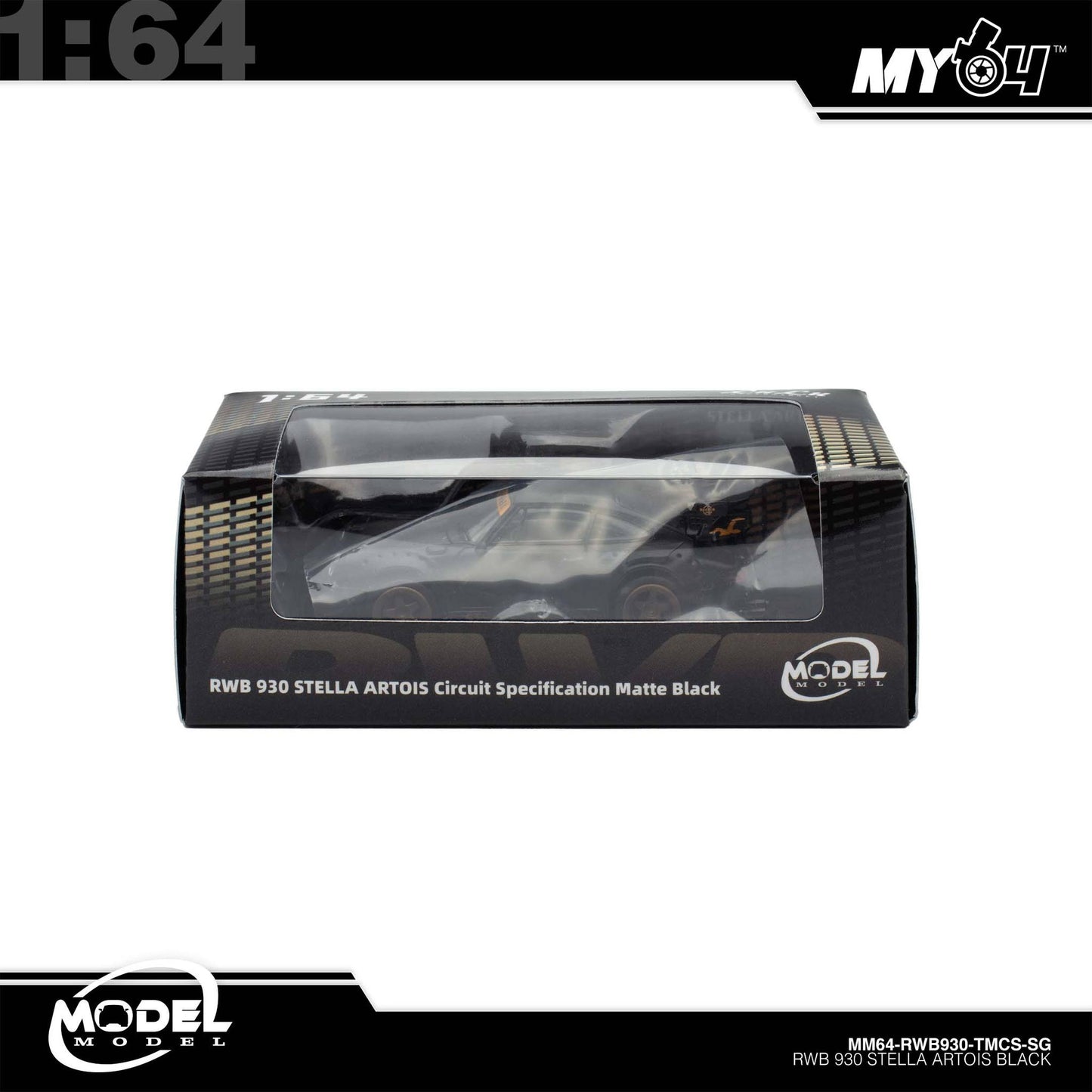 [Model Model] 1:64 RWB930 - Matte Black (TMCS SG 2025)