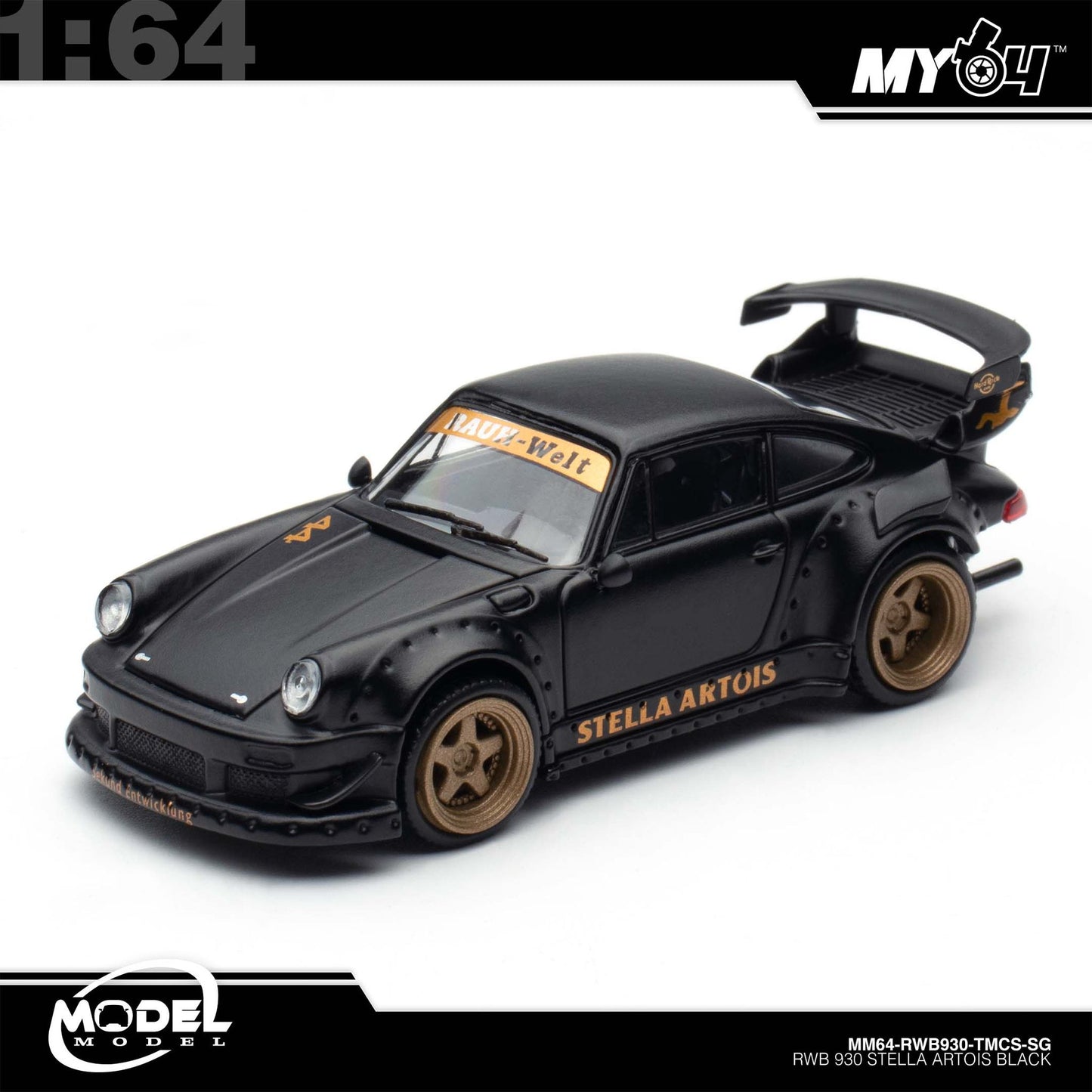[Model Model] 1:64 RWB930 - Matte Black (TMCS SG 2025)