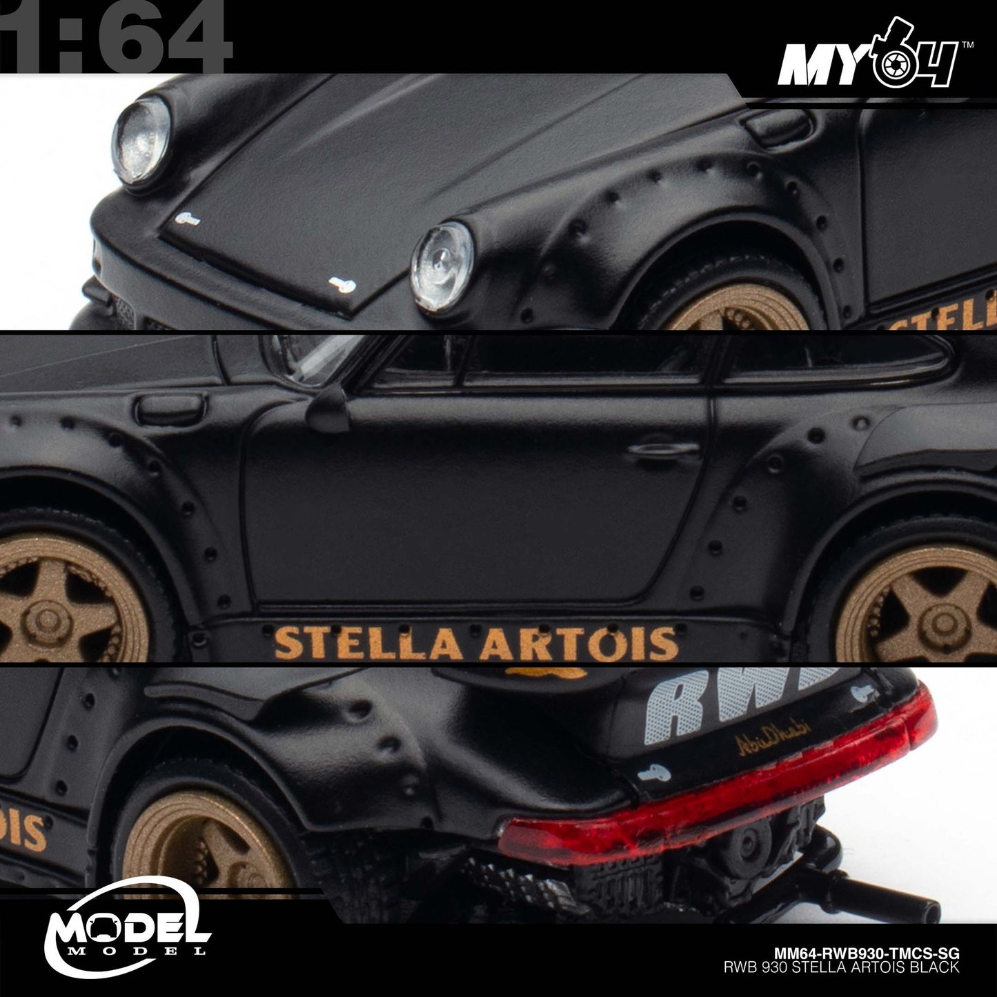 [Model Model] 1:64 RWB930 - Matte Black (TMCS SG 2025)
