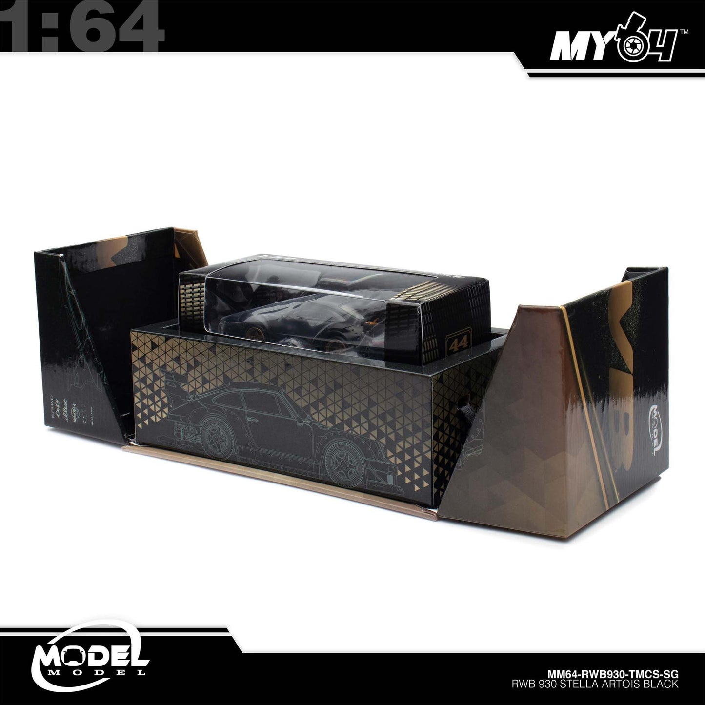 [Model Model] 1:64 RWB930 - Matte Black (TMCS SG 2025)