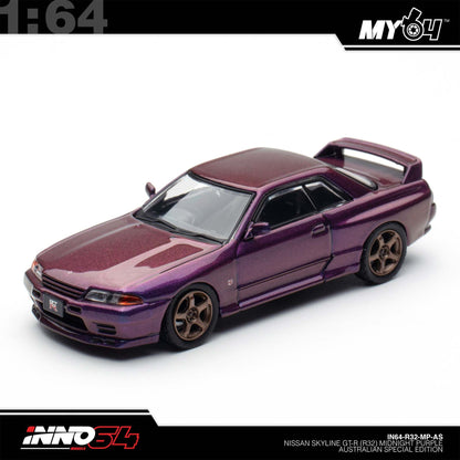 [INNO64] 1:64 Skyline GT-R (R32) - Midnight Purple Australia Special