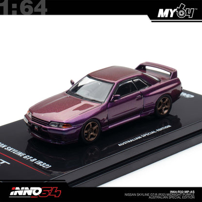 [INNO64] 1:64 Skyline GT-R (R32) - Midnight Purple Australia Special