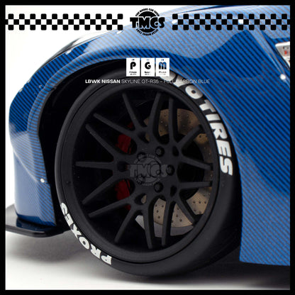 [PGM] LBWK Nissan Skyline GT-R35 - Full Carbon Blue