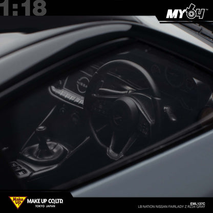 [Make Up] 1:18 Edilion LB★Nation Nissan Fairlady Z RZ34 - Gray