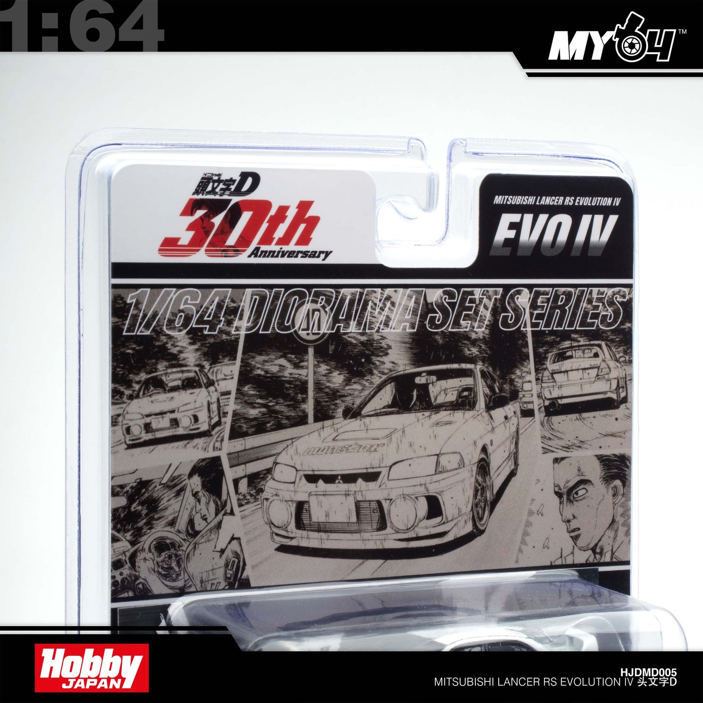 [Hobby Japan] 1:64 Mitsubishi Lancer RS Evolution IV / INITIAL D Seiji Iwaki VS Takumi Fujiwara