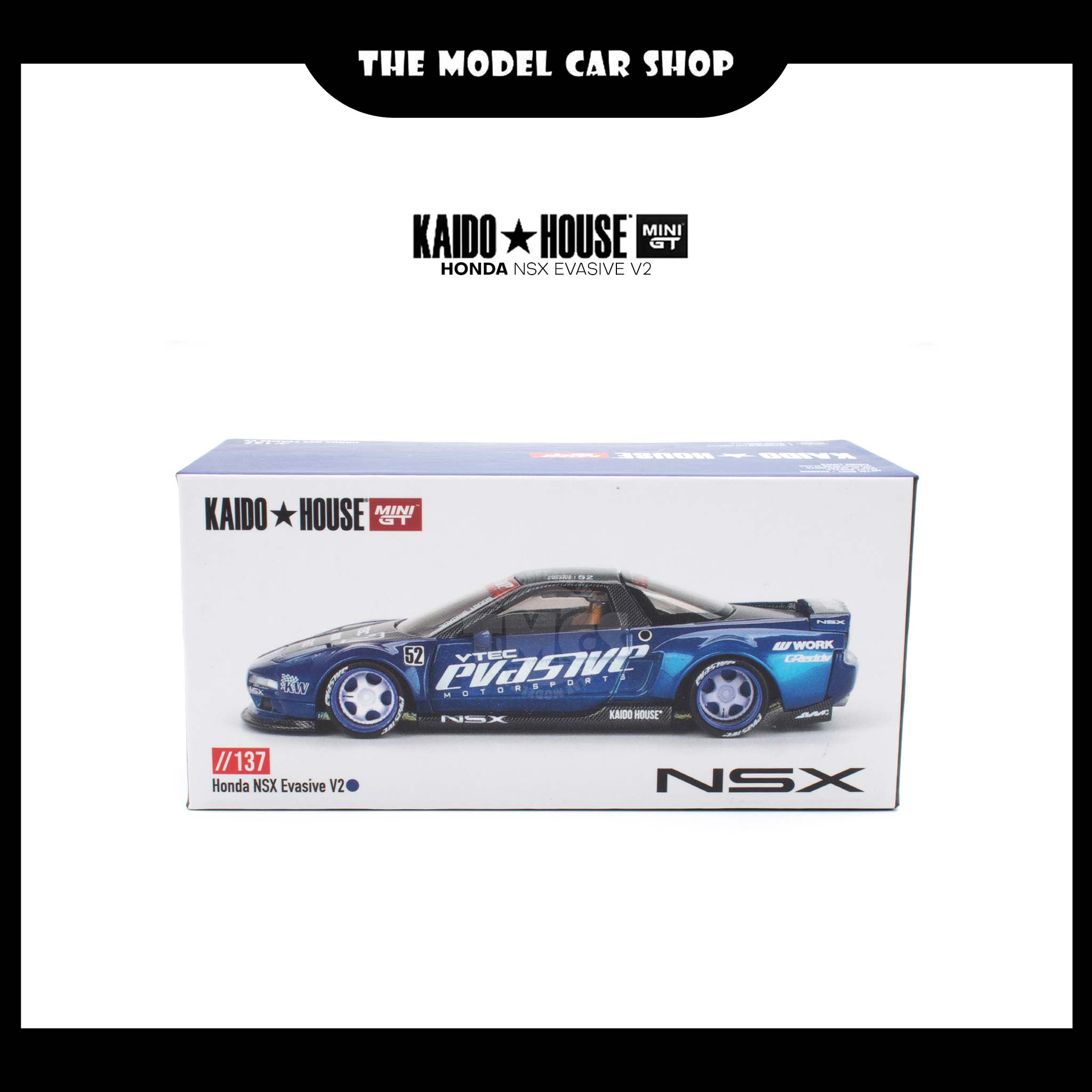 MINIGT KAIDO★HOUSE NSX V2 マレーシア限定(未開封) Kaido House x Mini GT 1:64 Honda NSX Kaido Racing V2 – Purple