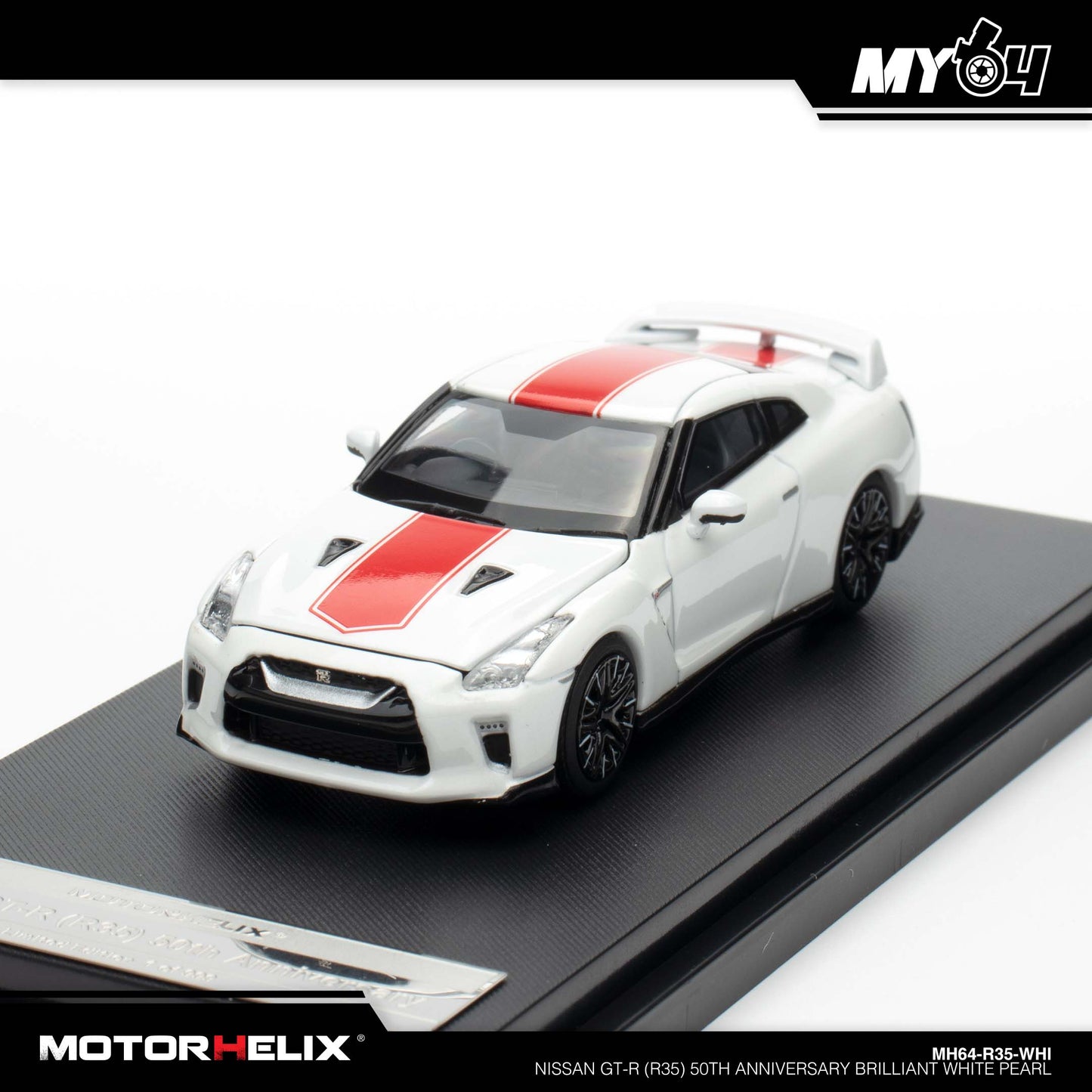 [Motorhelix] Nissan GT-R (R35) 50th Anniversary - Brilliant White Pearl