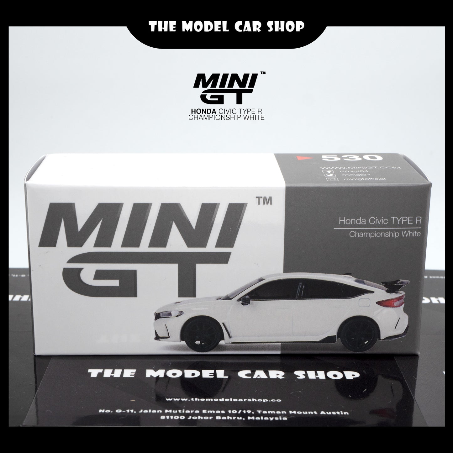 [MINI GT] Honda Civic Type R - Championship White