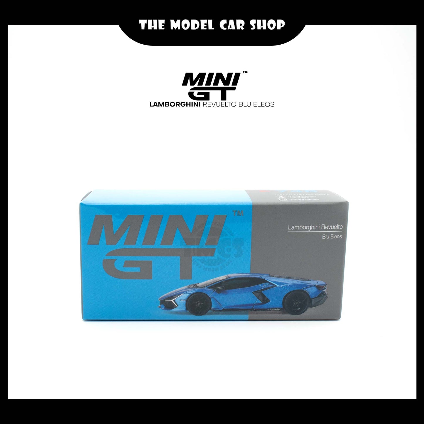 [MINI GT] Lamborghini Revuelto Blu Eleos